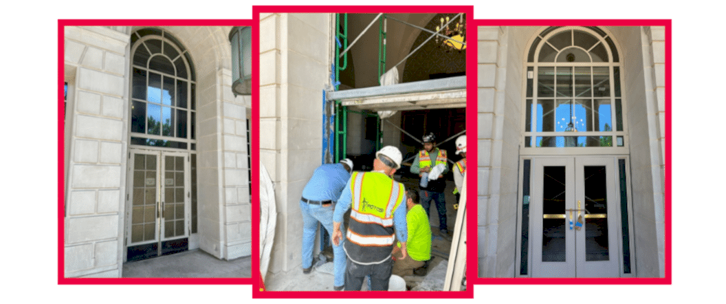 south-carolina-commercial-glass-contractors-intrusion-bullet-resistance-door Montgomery Construction Building
